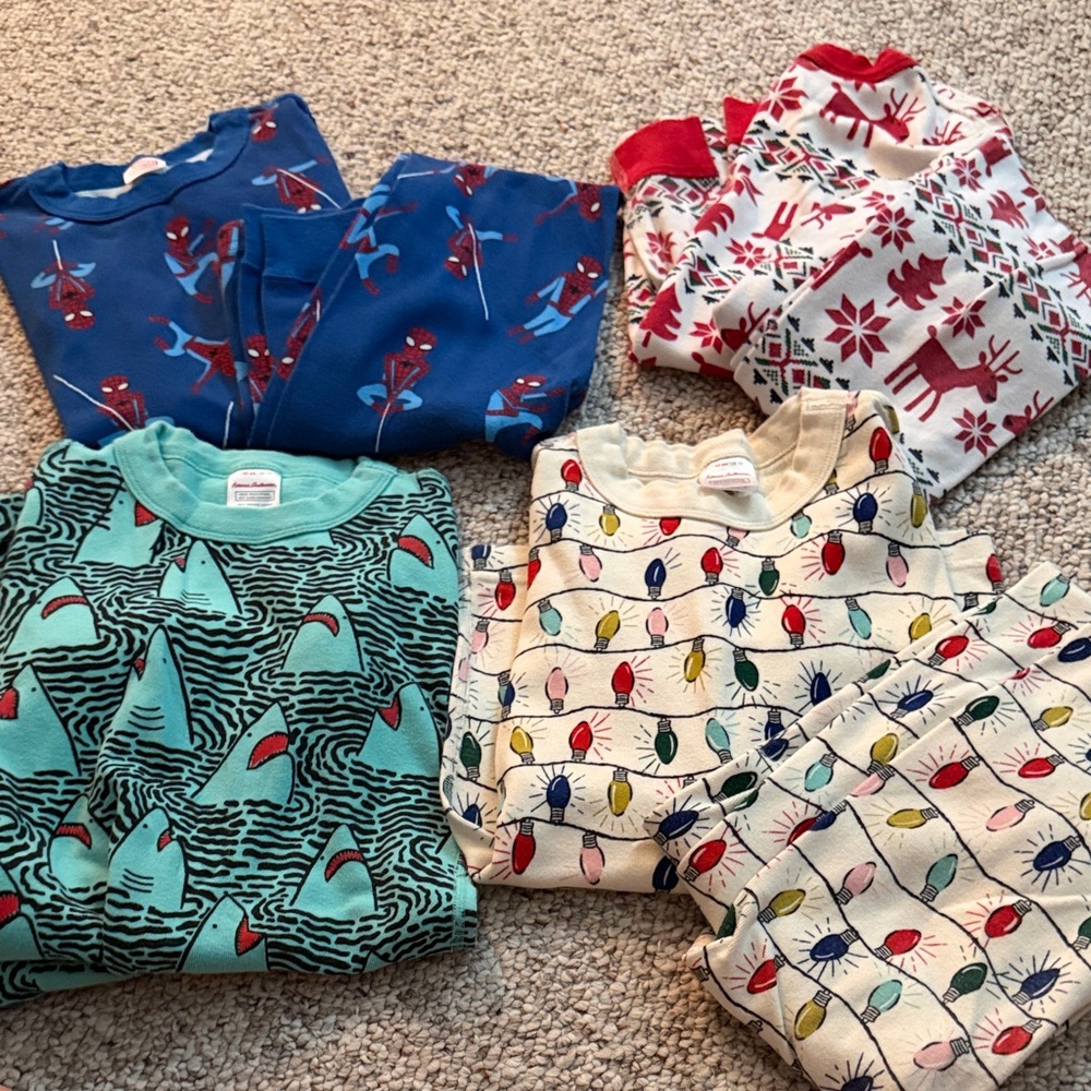 Hanna Andersson Festive and Fun Kids Pajama Set